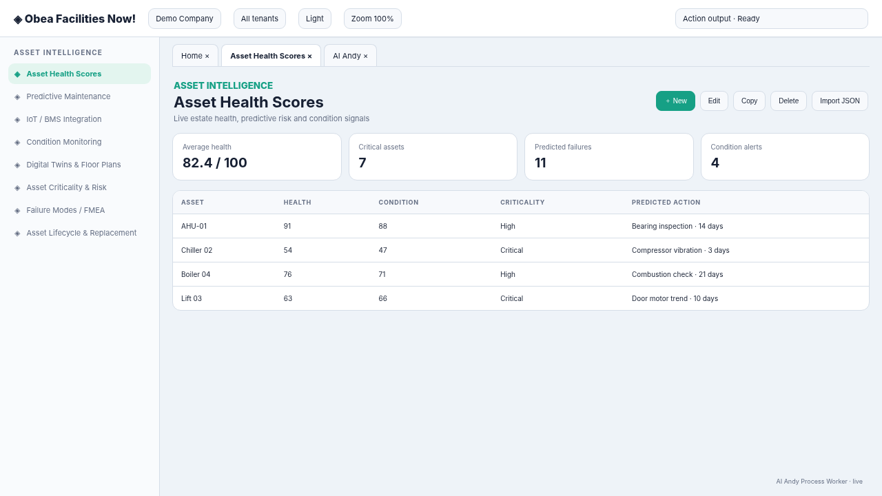 Asset Intelligence and Digital Twin screenshot